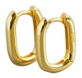 Aros Oval, Plata 925, Oba Joyas