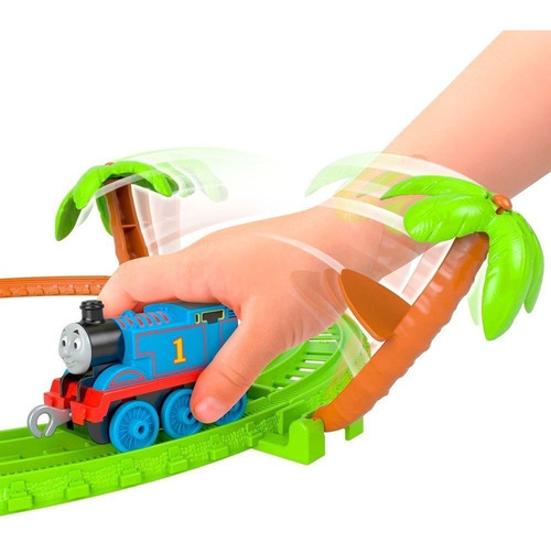 Thomas & Friends Pista De Thomas En África Mattel Gjx83 Color Verde