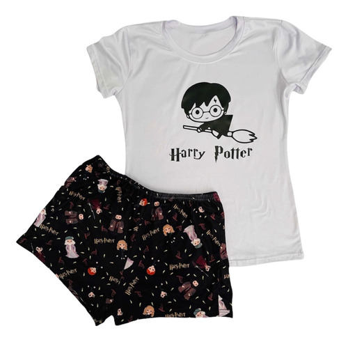 Pijama Harry Potter Pantaloneta Dama