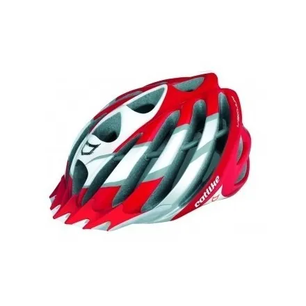 Casco Catlike Vacum Talle S/m 54-55cm Rojo Plata Blanco