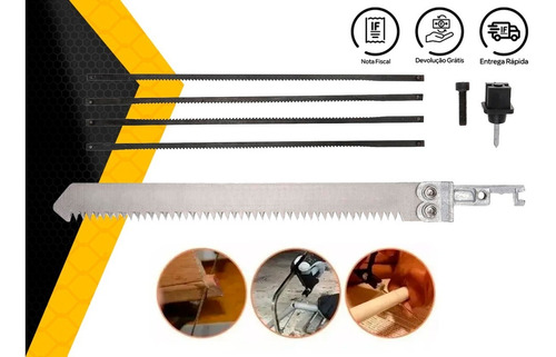 Kit Serra Magica Multifuncional 11 Em 1 Universal Corta Tudo
