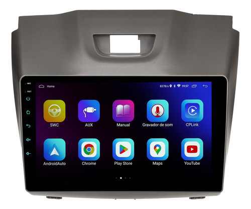 Central Multimidia S10 Lt Ltz 12/15 Android 13 2gb 64gb 9p