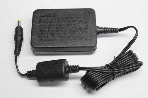 Cargador Casio Ad-c52j Eliminador Adaptador Fuente 5.3v 650m
