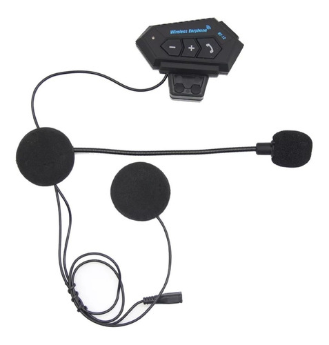 Auriculares Audífonos Bluetooth Hans Free Para Casco De Moto