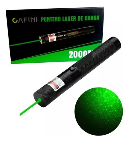 Puntero Laser Cafini Verde Recargable Cafini 2000 Metros