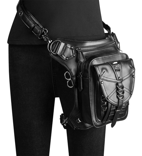 Riñonera Steampunk Riñonera De Cuero Gótico Bandolera