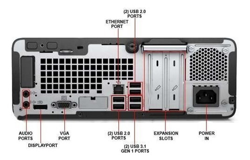 Computador Hp Prodesk400 G5 Sff I5-8500 8gb Ssd240gb+hd500gb