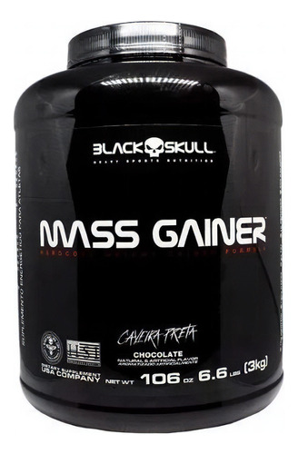 Suplemento em pó Black Skull  Mass Gainer proteínas Mass Gainer