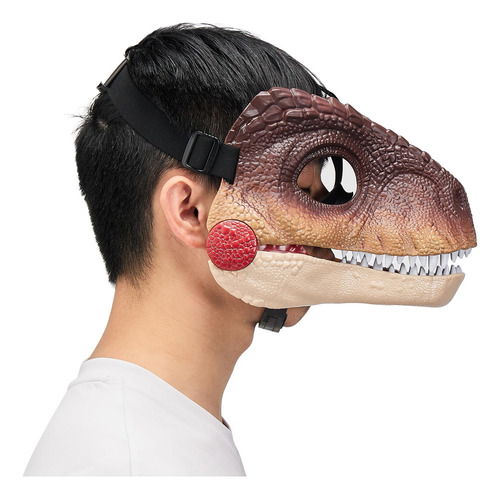 Divertida Máscara De Dinosaurio Máscara De Dinosaurio Con Ma