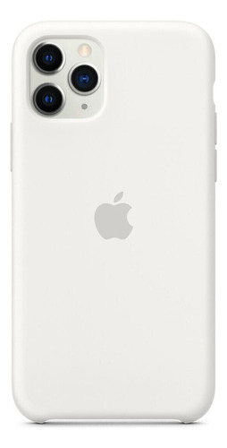 Funda Silicona Iphone 15 Pro Max Blanco Lisa
