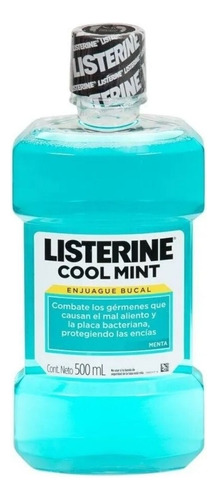 Enjuague Bucal Listerine Cool Mint De 500 Ml