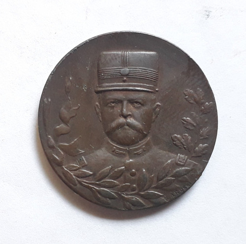 Medalla Diego Lamas 1898 Cobre 2,5cm Partido Nacional