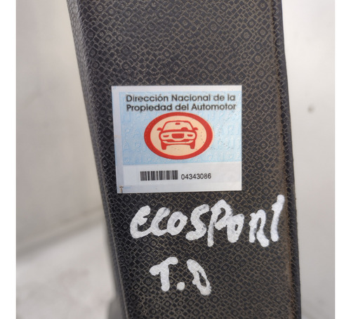 Tapizado Panel Puerta Trasero Derecho Ford Ecosport 2016 (Usado)