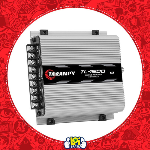 Imagem 8 de 9 de Módulo Amplificador Digital Taramps Tl-1500 3 Canais Class D