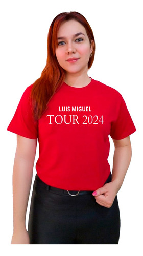 Polera Luis Miguel Logo Tour 2024 Estadio Nacional Exclusivo