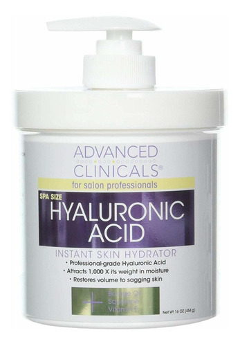 Avanzada Clínicos Antiedad Ácido Hialurónico Crema Para La C