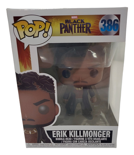 Funko Pop Erik Killmonger #386black Panther Michael B Jordan
