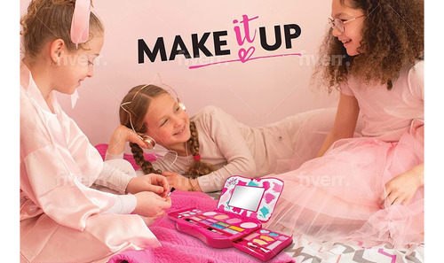 Set De Maquillaje My Laptop Extensible, Con Espejo Y Cierre