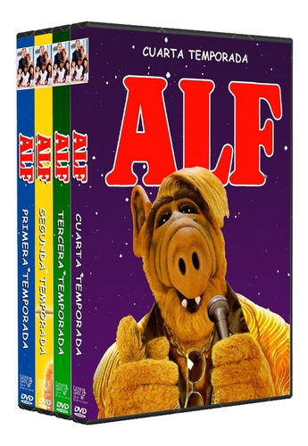 Alf Serie Completa Español Latino Temporadas 1 - 4 Dvd