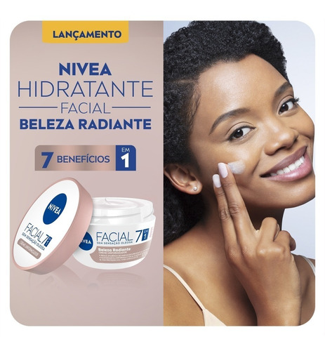 NIVEA Hidratante Facial Beleza Radiante 7 em 1 100g