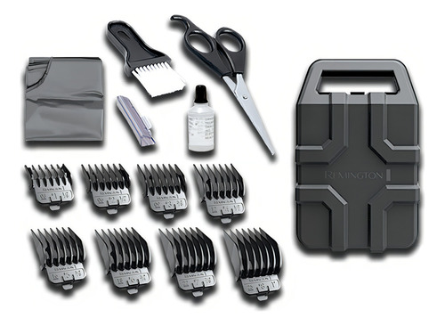 Cortadora De Cabello Remington 15 Pcs 110v Negra Amarilla