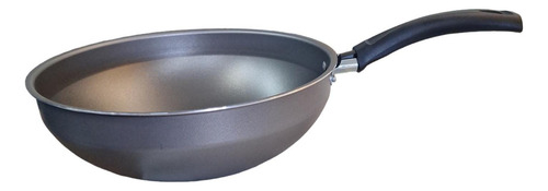 Panela Frigideira Antiaderente Funda 24 Wok 2,8l Mta Cor Grafite
