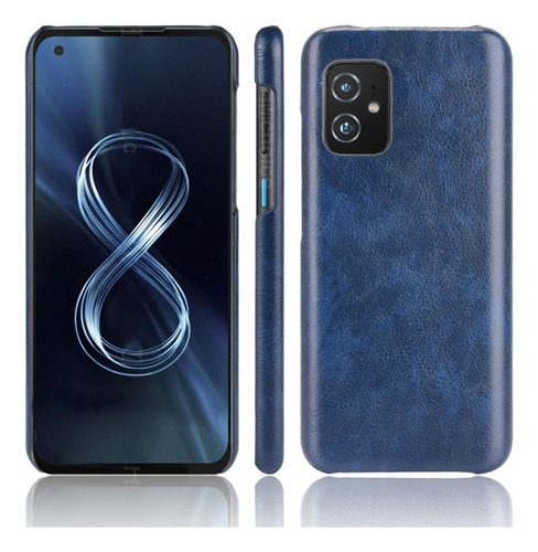 Funda Litchi Texture Pc + Pu Para Asus Zenfone 8/zs590ks