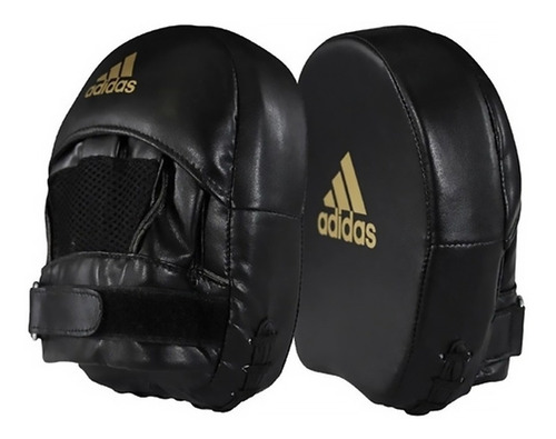 Par De Focos Curvos Speed adidas Negro/rojo Boxeo Kick Thay