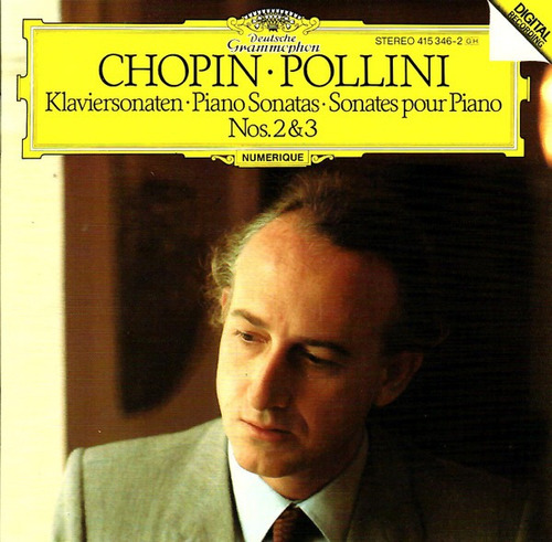 Chopin Cd Klaviersonaten = Sonatas Piano 2 Y 3 Pollini Nuevo