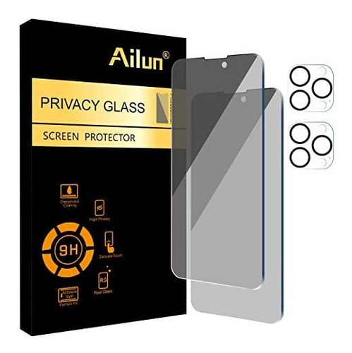 2 Protectores Pantalla Privacidad Compatibles Para iPhone 14