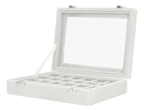 Imagen 9 de 10 de Caja De Almacenamiento Para Aretes, Organizador De Joyas De