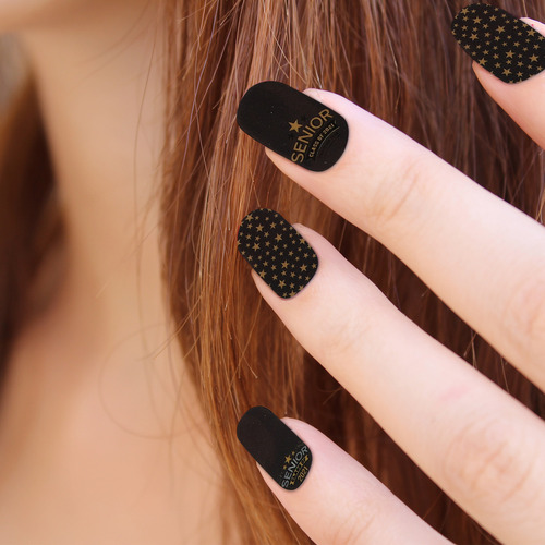 Pegatinas De Uñas De Graduación Únicas, 16 Hojas