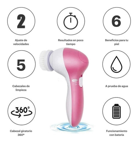 Cepillo Alta Gama (1487) Skincare Face Cleaning - Exfoliante Facial Cara Peeling Piel Suave - Limpieza Poros - Garantia