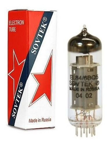 Imagem 2 de 5 de Par De Válvulas El84 M 6bq5w Sovtek Made In Russia