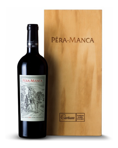 Vinho Portugues Pera Manca Tinto 2015 Cx Madeira Individual