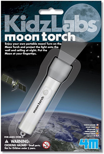 4m 3808 Kidzlabs Luna Antorcha Proyector Astronomía Ciencia