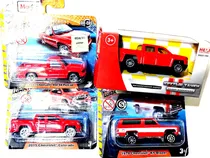 Comprar Autos Set X 4 Chevrolet Camionetas 1:64 Coleccion Metal 