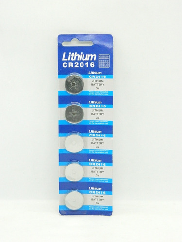 Bateria Cr2016 3v Pila Tarjeta Madre Tipo Boton Tienda