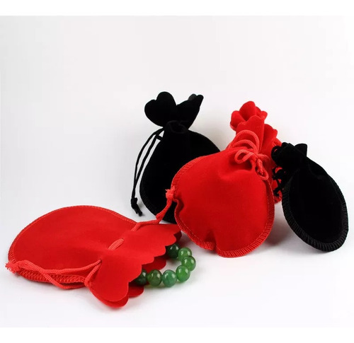 Bolsa De Joyería De Bolsa De Extracción De Terciopelo 100pcs