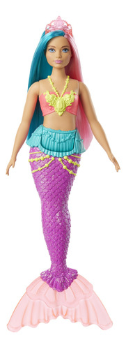 Barbie Dreamtopia sirena morada Mattel GJK11