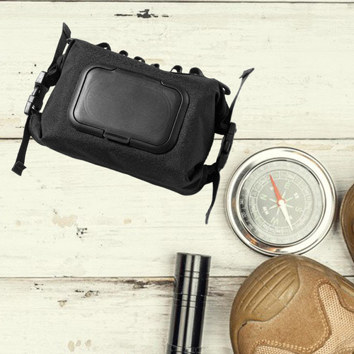 \ Tissue Case Box Holder Paper Storage Bag Negro 20x10cm