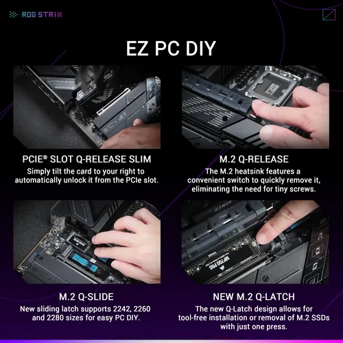 Asus Rog Z890-e Wifi7 Ddr5 Atx 7x M.2 T4 Usb-c Ai Oc