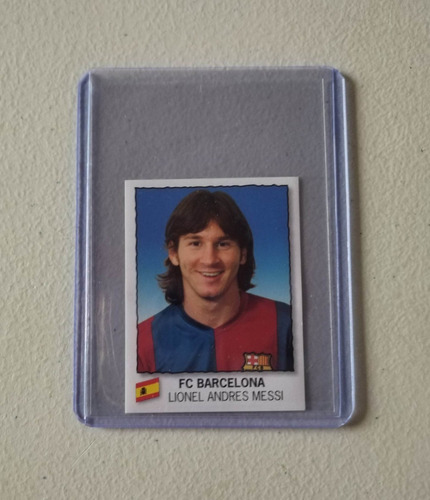 Estampa Panini Lionel Messi Super Futbol 2007 Original Barca