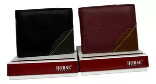 Cartera Hombre De Piel No Se Rompe-2 Piezas- Imperial Horse