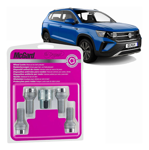 Kit Bulones Seguridad Vw Taos 2018 2019 2020 Mcgard