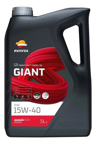 Aceite Repsol Giant 15w40 (7530) 5 Litros