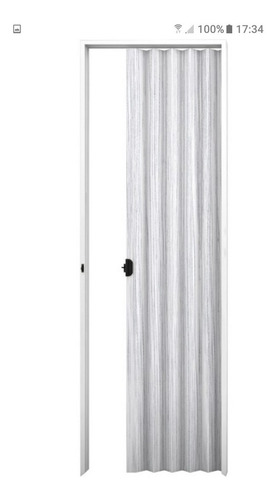 Imagen 2 de 6 de Puerta Plegable Pvc Relieve Real Imitacion Madera