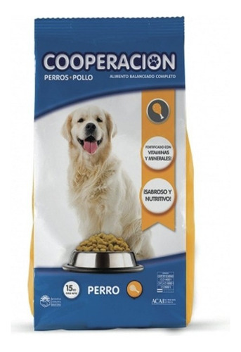 Alimento Cooperacion Perro Adulto Sabor Pollo X 15kg Eg