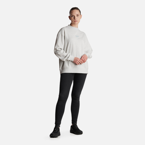 Poleron Mujer Ulmo Mid Point Crewneck Sweatshirt Gris Lippi
