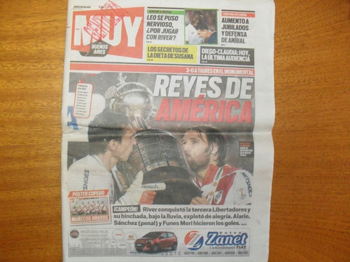 Suplemento Diario Muy River Campeón Copa Libertadores 2015